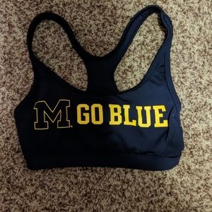 Michigan sports bra Pink 5th & Ocean